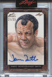 2021 James "Bonecrusher" Smith Leaf Art of Sport AUTO 21/35 AUTOGRAPH #BAJBS WBC