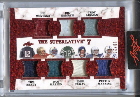 2023 David Beckham Leaf Superlative RED ARISTOCRACY DUAL JERSEY 04/25