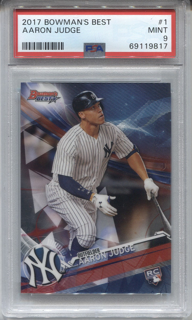 2017 Bowman Aaron Judge Rookie PSA 9 Mint - New York Yankees