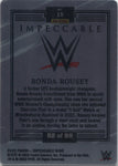 2022 Ronda Rousey Panini Impeccable STAINLESS STARS 82/99 #15 Friday Night Smackdown