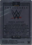 2022 Ronda Rousey Panini Impeccable STAINLESS STARS 82/99 #15 Friday Night Smackdown
