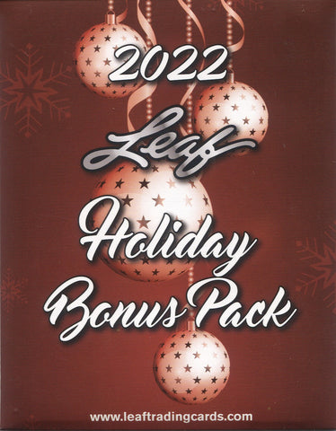 2022 Leaf Holiday Multi-Sport Hobby, Bonus Pack