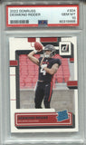 2022 Desmond Ridder Panini Donruss RATED ROOKIE RC PSA 10 #304 Atlanta Falcons 9986