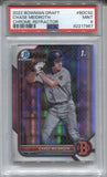 2022 Chase Meidroth Bowman Chrome Prospects 1ST BOWMAN REFRACTOR PSA 9 #BCP92 Boston Red Sox 7967