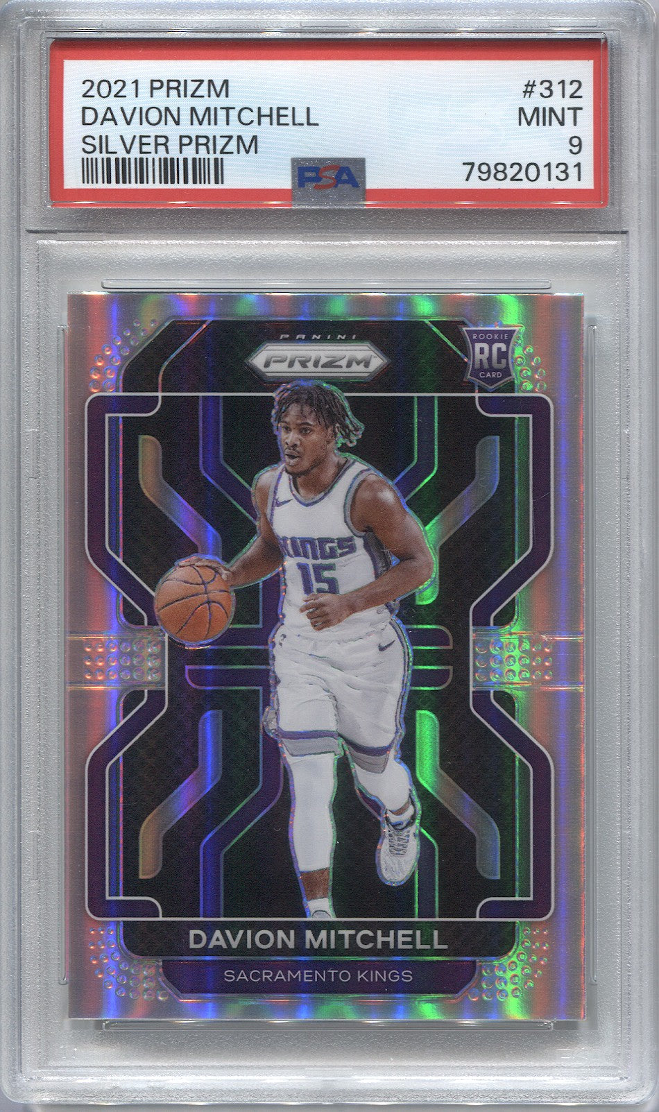 Davion Mitchell 2021-22 Panini Prizm Rookie Card #312