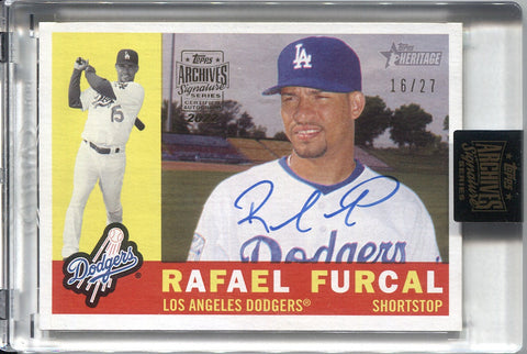 2023 Rafael Furcal Topps Archive Signature Series AUTO 16/27 AUTOGRAPH #344 Los Angeles Dodgers
