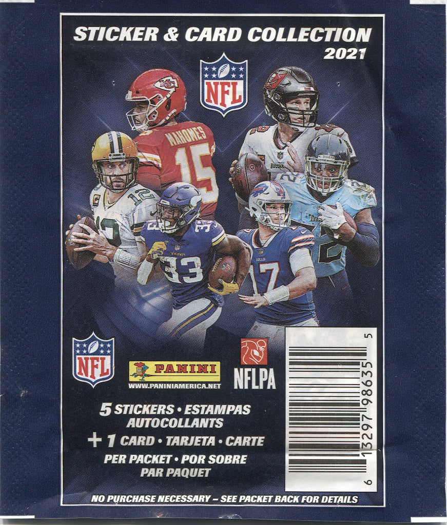 Panini Sticker Packet 2021 Panini Sticker & Card Collection Football, Pack