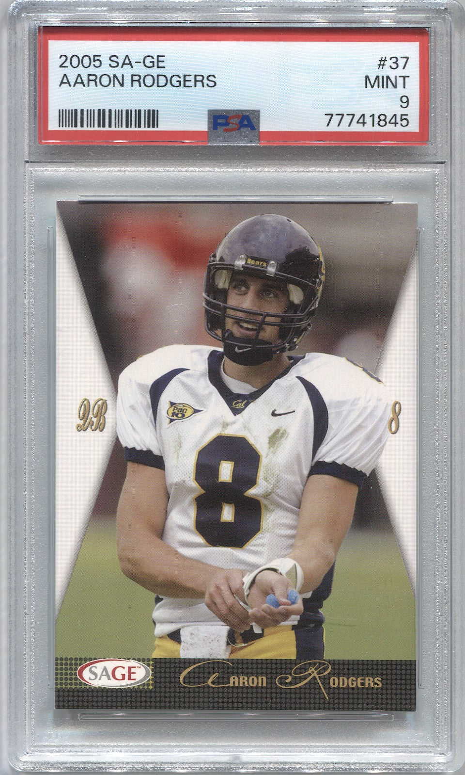 2005 Sage SA-GE #37 Aaron 2024 Rodgers ROOKIE RC