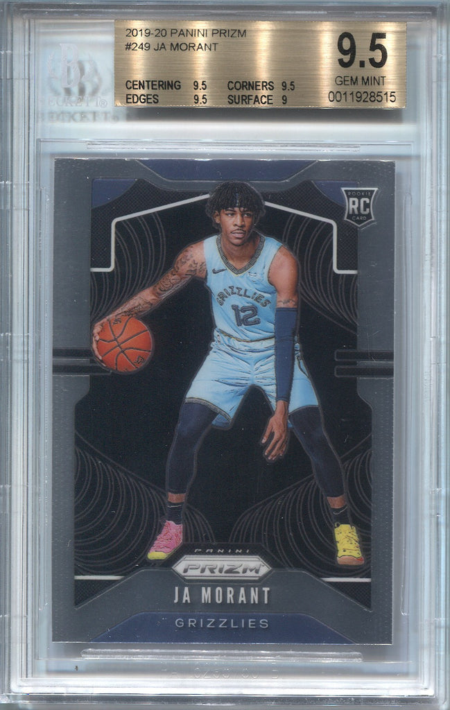 2019-20 Ja Morant Panini Prizm ROOKIE RC BGS 9.5 #269 Memphis Grizzlie