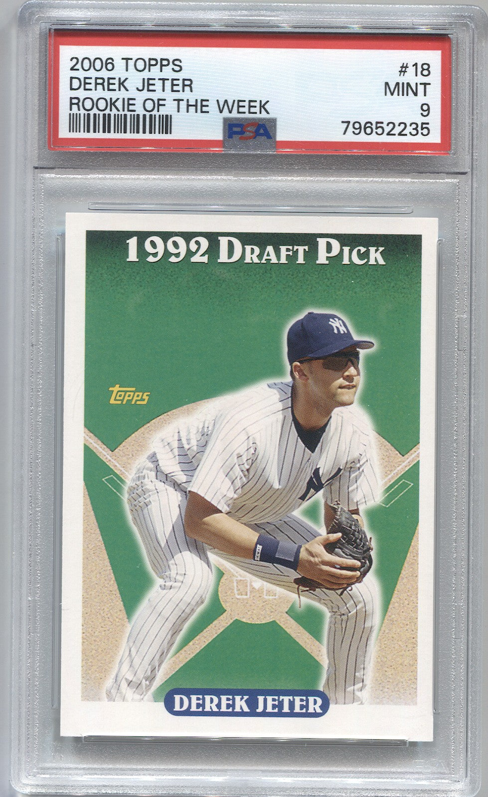 1992 Upper Deck Derek Jeter Rookie Card #5 RC Draft Pick