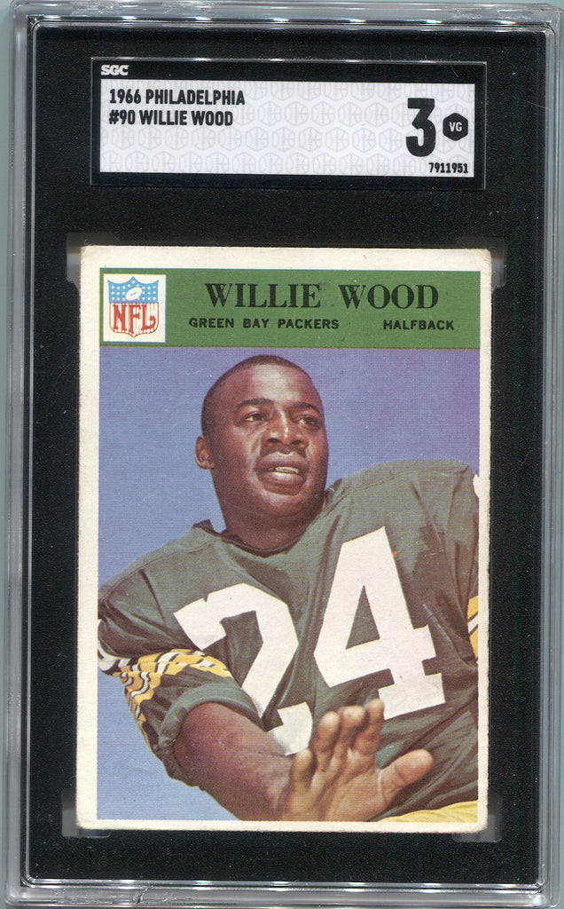 1966 Willie Wood Philadelphia SGC 3 #90 Green Bay Packers 1951