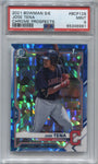 2021 Jose Tena Bowman Chrome Sapphire Edition 1ST BOWMAN PSA 9 #BCP128 Cleveland Guardians 6981