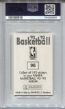 1992-93 Scottie Pippen Panini Sticker FOIL PSA 8 #96 Chicago Bulls 0089