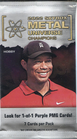 *JUST IN* 2022 Upper Deck SkyBox Metal Universe Champions Multi-Sport, Hobby Pack
