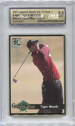 2001 Tiger Woods Legends Sports VOLUME 13 USA 9 #NNO PGA 2957