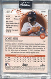 2022 Jose Siri Topps Pristine ROOKIE GOLD REFRACTOR 33/50 RC #259 Houston Astros