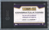 2014 Lex Luger Topps WWE Road to Wrestlemania AUTO AUTOGRAPH SGC 8/10 #NA Total Package