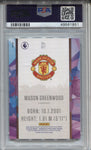 2019-20 Mason Greenwood Panini Chronicles PITCH KINGS ROOKIE RC PSA 9 #R1-7 Manchester United 1851