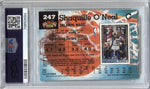1992-93 Shaquille O'Neal Topps Stadium Club ROOKIE RC PSA 7 #247 Orlando Magic HOF 0684
