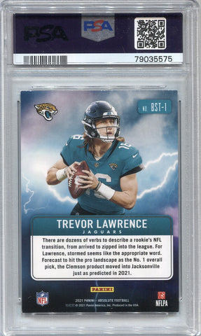 Trevor Lawrence 2021 PANINI PLAYBOOK ROOKIE RC #101 JACKSONVILLE JAGUARS!