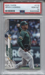 2020 Jesus Luzardo Topps Series 1 ROOKIE RC PSA 10 #110 Oakland A's 3386