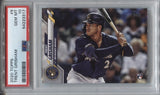 2020 Trent Grisham Topps Series 1 ROOKIE RC PSA 10 #9 Milwaukee Brewers 3317