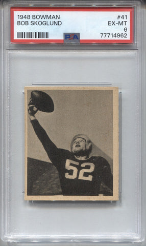 1948 George McAfee Bowman ROOKIE RC PSA 5 #95 Chicago Bears HOF 4961