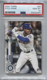 2020 Kyle Lewis Topps Series 1 ROOKIE RC PSA 10 #64 Seattle Mariners 3363