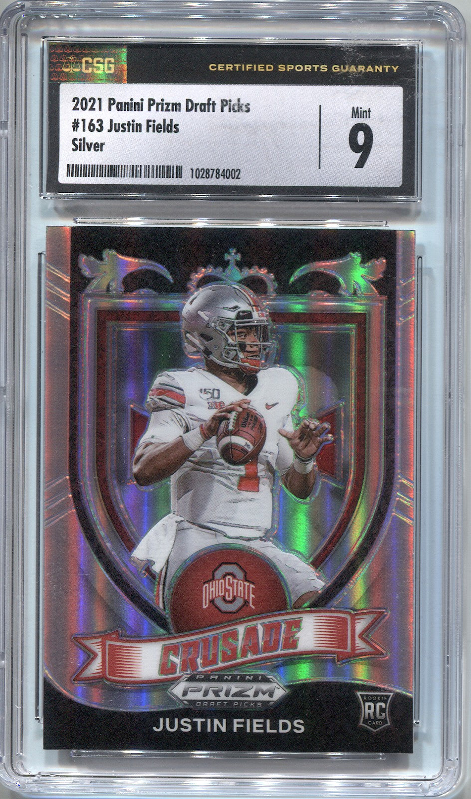 2022 Panini Chronicles Justin Fields #24 Chicago Bears