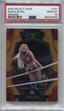 2023 Alexa Bliss Panini Select WWE ORANGE PREMIER LEVEL 03/49 PSA 10 #137 Monday Night Raw 2330