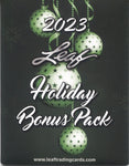 2023 Leaf Holiday Multi-Sport Hobby, 10 Bonus Pack Lot