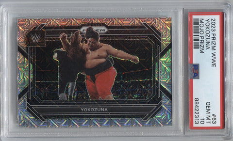 2023 Yokozuna Panini Select WWE RINGSIDE MOJO 11/25 PSA 10 #63 WWE Legend 2313