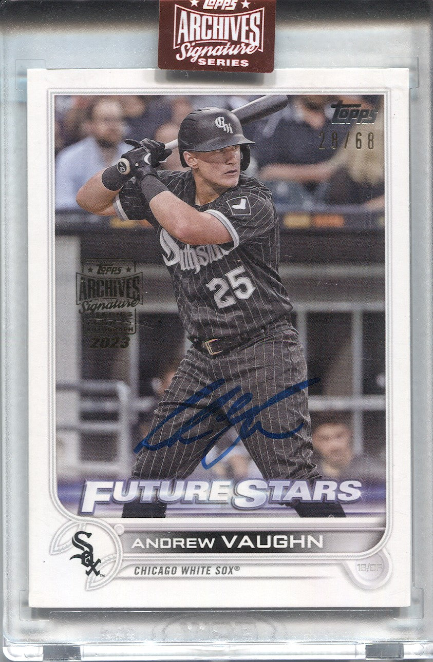 Andrew Vaughn Topps Archive 2023 Auto /89 - Signature Series Chicago White  Sox