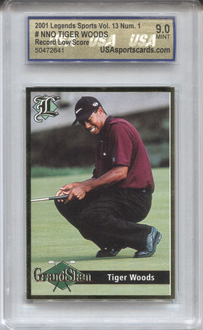 2001 Tiger Woods Legends Sports VOLUME 13 USA 9 #NNO PGA 2641