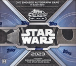 2023 Topps Star Wars Chrome Black Edition Hobby, 12 Box Case