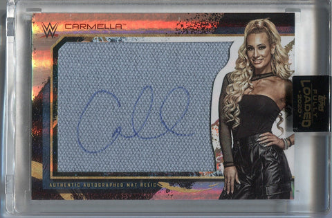 2020 Carmella Topps Fully Loaded OVERSIZED MAT AUTO 097/199 AUTOGRAPH RELIC #M-CM Money in the Bank