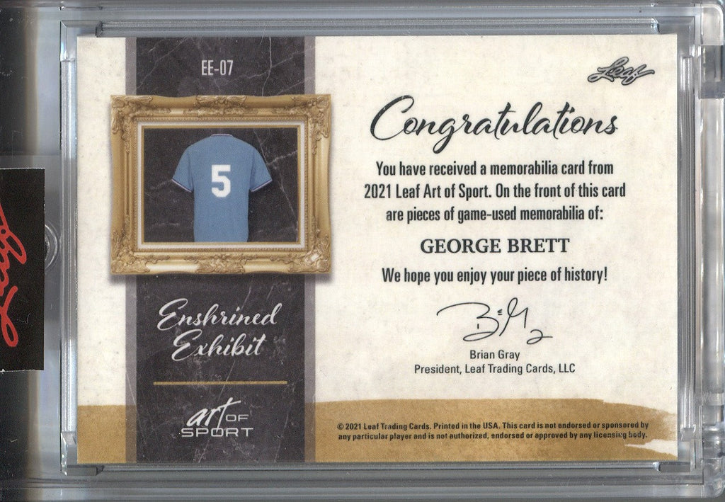 George Brett 2022 Kansas City Royals Gray Baseball Player Jersey