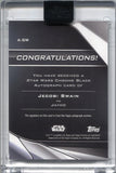 2023 Jacobi Swain as Jayco Topps Star Wars Black AUTO AUTOGRAPH A-SW