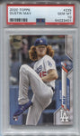 2020 Dustin May Topps Series 1 ROOKIE RC PSA 10 #235 Los Angeles Dodgers 3401