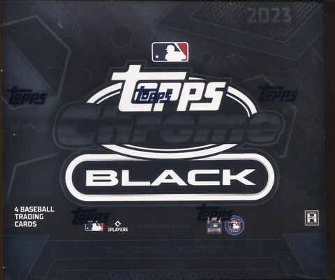 2023 Topps Chrome Black Baseball Hobby, Box