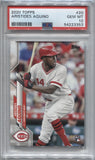 2020 Aristides Aquino Topps Series 2 ROOKIE RC PSA 10 #20 Cincinnati Reds 3353