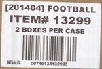 2022 Panini Flawless Football Hobby, 2 Box Case