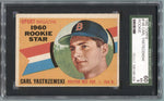 1960 Carl Yastrzemski Topps ROOKIE STAR RC SGC 5 #148 Boston Red Sox HOF 1024