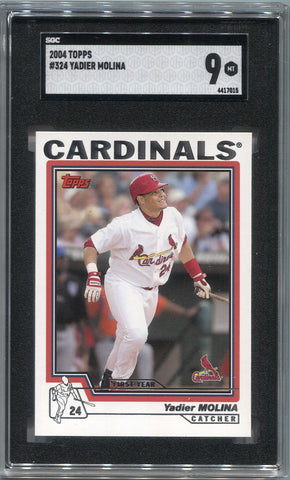 Yadier Molina Jersey Number Medallion Card Collectors Limited 