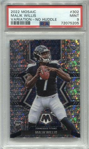 Micah Parsons 2021 Mosaic No Huddle Gold- #'d 10- PSA 10