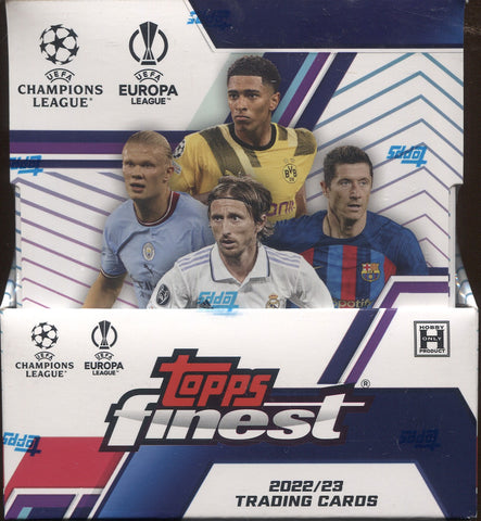 2022-23 Topps Finest UEFA Club Competitions Soccer Hobby, Box