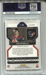 2021 Davis Mills Panini Prizm PURPLE PULSAR ROOKIE RC PSA 9 #352 Houston Texans 4401