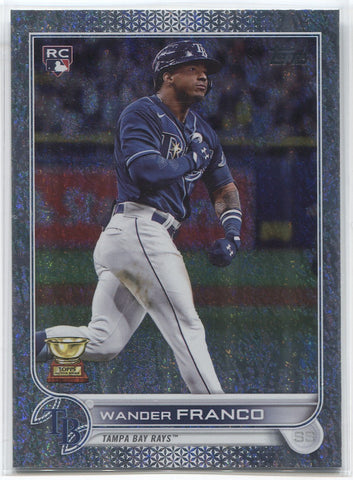 2022 Wander Franco Topps Series 1 FOILBOARD ROOKIE 243/390 RC #215 Tampa Bay Rays