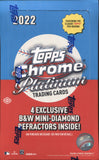 2022 Topps Chrome Platinum Anniversary Baseball Lite, 16 Box Case