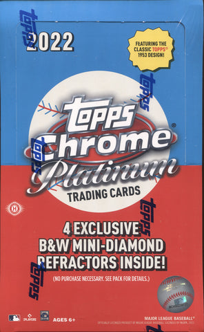 2022 Topps Chrome Platinum Anniversary Baseball Lite, Box